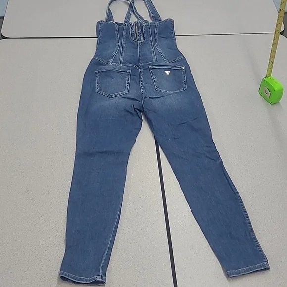 Guess Classic Blue Denim Women's Overalls Size M - Picture 13 of 13